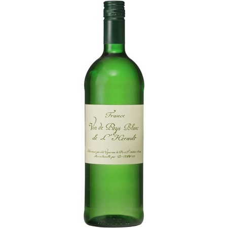 Vin de Pays Blanc de l'Herault 6x1,0 L