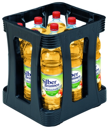 Silberbrunnen Apfelschorle PET 9x1,0 L