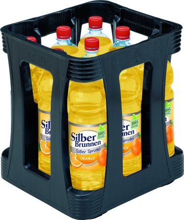 Silberbrunnen Orange PET 9x1,0 L