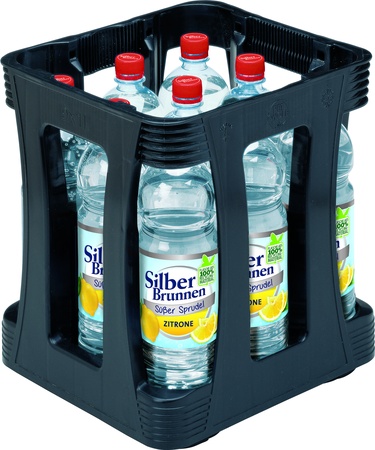 Silberbrunnen Zitrone PET  9x1,0 L