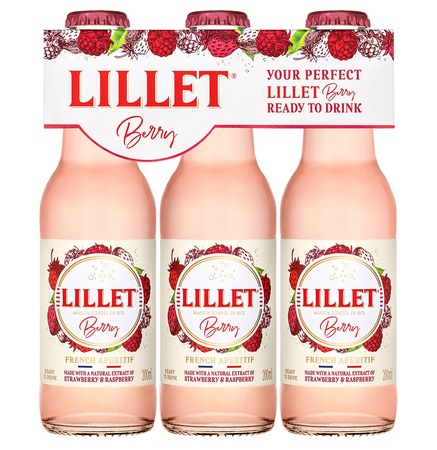 Lillet Ready to drink Berry 3er Pack 0,2 L