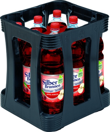 Silberbrunn Apfel-Kirsch PET 9x1,0 L