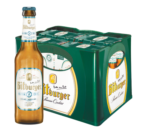 Bitburger Helles Lagerbier *** glutenfrei*** 24x0,33